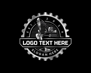 Quarry Construction Excavator Logo