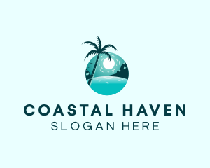 Beach Palm Tree Getaway logo