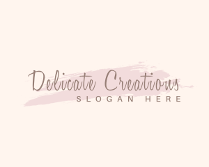 Elegant Feminine Signature logo design