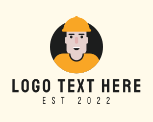 Construction Worker Handyman logo