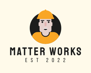 Construction Worker Handyman logo design