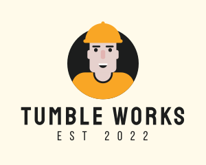 Construction Worker Handyman logo design