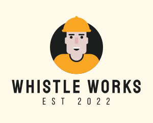 Construction Worker Handyman logo design