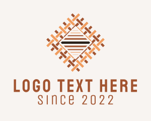 Weave Textile Pattern  logo