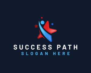 Human Star Success logo design