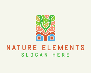 Colorful Nature Photography logo design