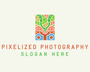 Colorful Nature Photography logo design