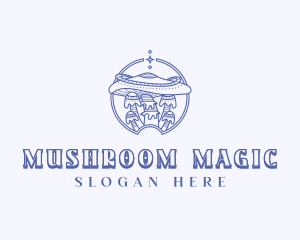 Herbal Fungus Mushroom logo design