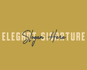 Stylish Signature Boutique logo design