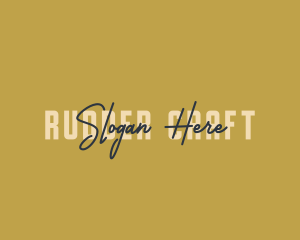 Stylish Signature Boutique logo design