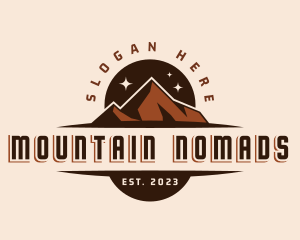 Mountain Hiking Tour logo design