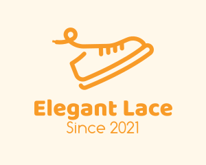 Shoelace Footwear Monoline logo design