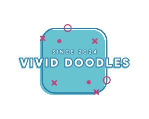 Quirky Doodle Shapes logo design