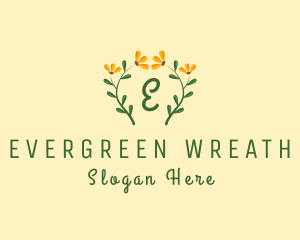 Flower Plant Wreath logo design