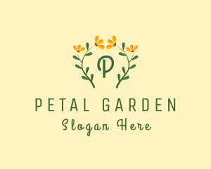 Flower Plant Wreath logo design