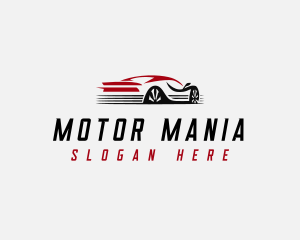 Sports Car Drag Racing  logo design