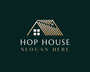 Residential Roof Housing logo design