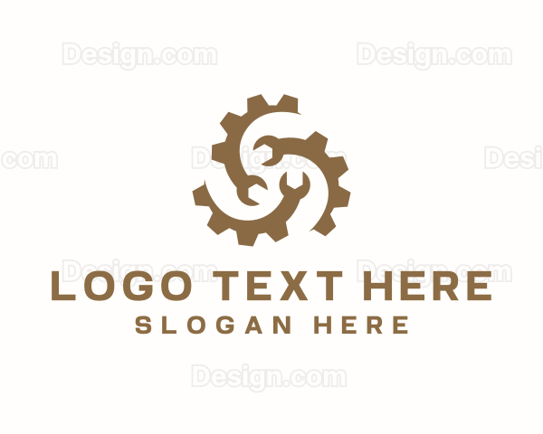 Industrial Cog Wrench Logo