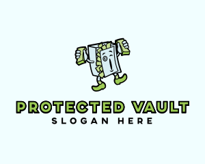 Money Safe Vault logo design