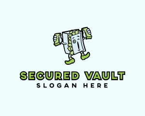 Money Safe Vault logo design