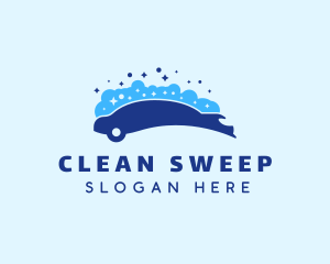 Auto Sanitation Cleaning logo design