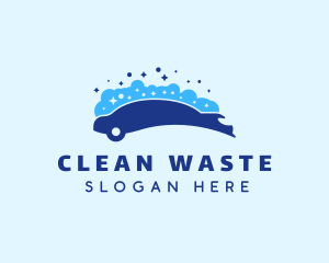 Auto Sanitation Cleaning logo design