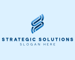 Curved Ribbon Consulting logo design