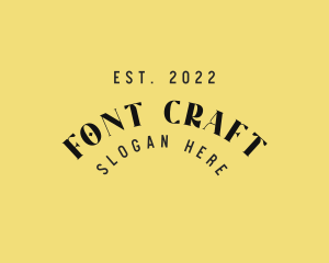 Fashion Retro Craft logo design