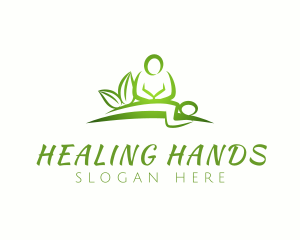 Wellness Healing Massage logo design