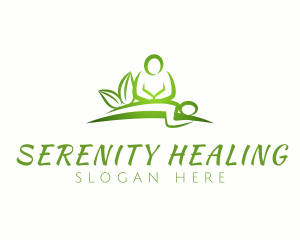 Wellness Healing Massage logo design