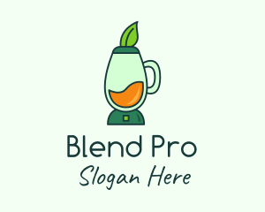 Organic Citrus Blender logo design