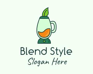 Organic Citrus Blender logo design