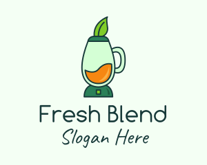 Organic Citrus Blender logo design