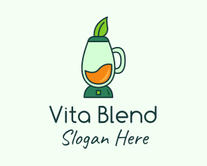 Organic Citrus Blender logo design