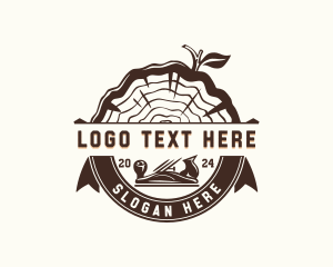 Carpentry Woodworking Lumberjack logo