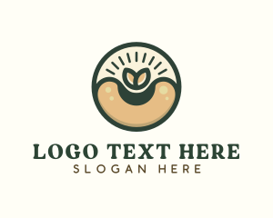 Soybean Planting Agriculture logo