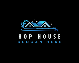 House Pressure Wash logo design