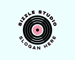 Donut Recording Studio logo design