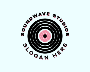 Donut Recording Studio logo design