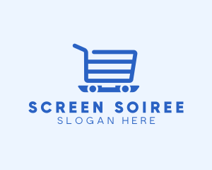 Online Shopping Cart logo design