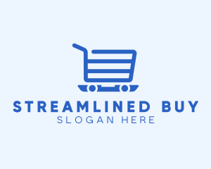 Online Shopping Cart logo design