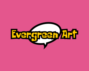 Pop Art Comic logo design