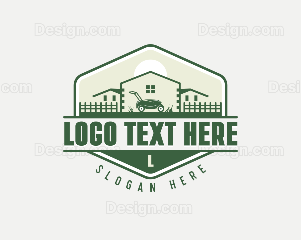 House Gardening Mower Logo