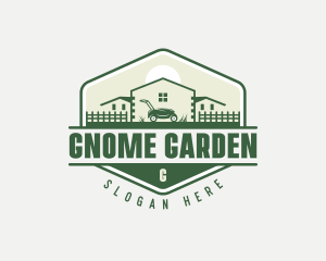 House Gardening Mower logo design