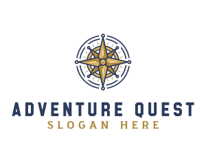 Adventure Travelling Compass logo