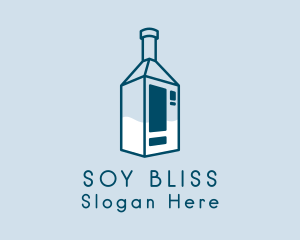 Milk Vending Machine logo design