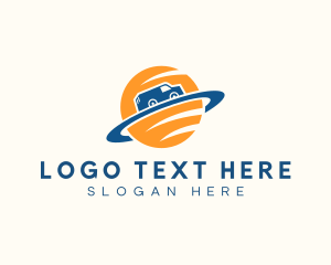 Van - Van Orbit Logistics logo design
