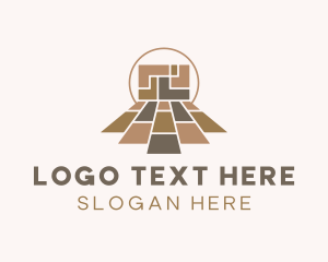 Wood - Carpentry Wood Flooring logo design