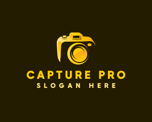 Lens Camera Photographer logo design