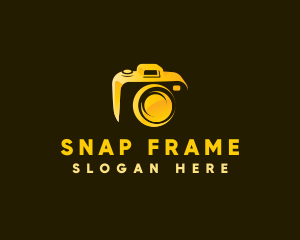 Lens Camera Photographer logo design